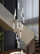 GobekUsa Crystal Living Room Hotel Chandelier | Luxury Pendant Lamp for Kitchen Staircase