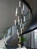 GobekUsa Crystal Living Room Hotel Chandelier | Luxury Pendant Lamp for Kitchen Staircase