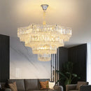 GobekUsa Crystal Livingroom Chandelier: Modern Luxury for Dining Room, Bedroom, and Hall