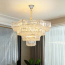 GobekUsa Crystal Livingroom Chandelier: Modern Luxury for Dining Room, Bedroom, and Hall