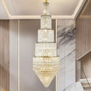 GobekUsa Crystal Loft Chandelier for Elegant Living Spaces