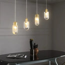 GobekUsa Crystal Loft Chandelier for Staircase, Living Room, and Apartment Luxe Lighting