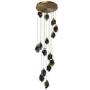 GobekUsa Crystal Loft Chandelier for Villa Duplex, Large Pendant Lighting for Stairwell