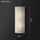 GobekUsa Crystal Loft Chandelier: Modern Luxury Circle Pendant Lamp for Living Room Lighting