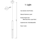 GobekUsa Crystal Loft Chandelier: Modern Nordic Art Deco Gold LED Lighting for Living Room