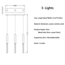 GobekUsa Crystal Loft Chandelier: Modern Nordic Art Deco Gold LED Lighting for Living Room