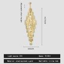GobekUsa Crystal Loft Pendant Light: Sleek Spiral Staircase Chandelier