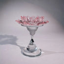 GobekUsa Crystal Lotus Candle Holder Home Decoration Crystal Flower Candlestick