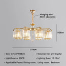GobekUsa Crystal Lustre Chandelier: Modern Luxury Indoor Lighting Fixtures