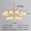 GobekUsa Crystal Lustre Chandelier: Modern Luxury Indoor Lighting Fixtures