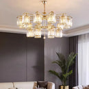 GobekUsa Crystal Lustre Chandelier: Modern Luxury Indoor Lighting Fixtures