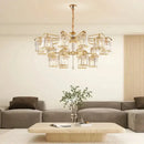 GobekUsa Crystal Lustre Chandelier: Modern Luxury Indoor Lighting Fixtures