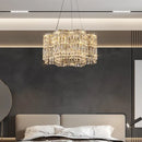 GobekUsa Crystal Luxe Chandelier for Modern Living Room, High-End Restaurant Light
