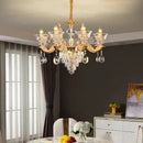 GobekUsa Crystal Luxe Pendant Lamp: Elegant European Style for Living Room and Restaurant