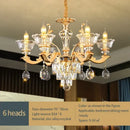 GobekUsa Crystal Luxe Pendant Lamp: Elegant European Style for Living Room and Restaurant