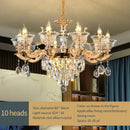GobekUsa Crystal Luxe Pendant Lamp: Elegant European Style for Living Room and Restaurant