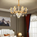 GobekUsa Crystal Luxe Pendant Lamp: Elegant European Style for Living Room and Restaurant