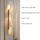 GobekUsa Crystal Luxe Wall Sconce - Glamorous Bedroom & Bathroom Lighting