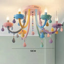 GobekUsa Crystal Luxury Candle Chandelier Vanity Pendant Light for Living Dining Bedroom
