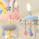 GobekUsa Crystal Luxury Candle Chandelier Vanity Pendant Light for Living Dining Bedroom
