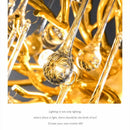 GobekUsa Crystal Luxury Ceiling Chandelier: Modern Living Dining Bedroom Pendant Lights