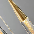 GobekUsa Crystal Luxury Ceiling Chandelier Staircase Pendant Light for Home Decor