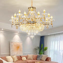 GobekUsa Crystal Luxury Chandelier for European Style Living Room, Bedroom, and Stairwell