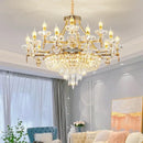 GobekUsa Crystal Luxury Chandelier for European Style Living Room, Bedroom, and Stairwell