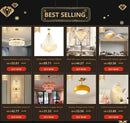 GobekUsa Crystal Pendant Chandelier for Home Decor