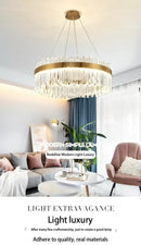 GobekUsa Crystal Pendant Chandelier for Home Decor