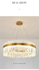GobekUsa Crystal Pendant Chandelier for Home Decor
