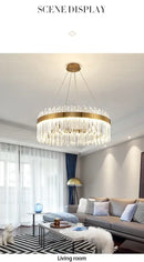 GobekUsa Crystal Pendant Chandelier for Home Decor