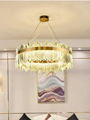 GobekUsa Crystal Pendant Chandelier for Home Decor