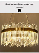 GobekUsa Crystal Pendant Chandelier for Home Decor