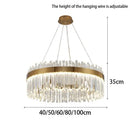 GobekUsa Crystal Pendant Chandelier for Home Decor