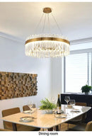 GobekUsa Crystal Pendant Chandelier for Home Decor