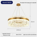 GobekUsa Crystal Pendant Chandelier for Home Decor