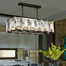 GobekUsa Crystal Pendant Chandelier - Ideal for Living Room, Bedroom, Kitchen, or Wine Shop.