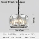 GobekUsa Crystal Pendant Chandelier - Ideal for Living Room, Bedroom, Kitchen, or Wine Shop.