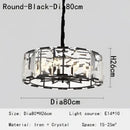 GobekUsa Crystal Pendant Chandelier - Ideal for Living Room, Bedroom, Kitchen, or Wine Shop.