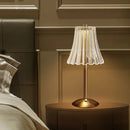 Crystal retro table lamp gold dimming led bedroom light by Decorbites