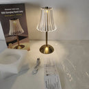 Crystal retro table lamp gold dimming led bedroom light by Decorbites