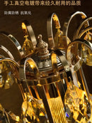 GobekUsa Crystal Table Lamp: Nordic Luxury LED Touch Dimming, Modern Bedroom Bedside Lighting