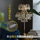 GobekUsa Crystal Table Lamp: Nordic Luxury LED Touch Dimming, Modern Bedroom Bedside Lighting