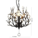 GobekUsa Crystal Tree Chandelier Ceiling Light for Bedroom with LED E14 Bulbs