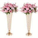 GobekUsa Crystal Vases Set for Dining Tables and Home Decor