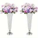 GobekUsa Crystal Vases Set for Dining Tables and Home Decor