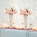 GobekUsa Crystal Vases Set for Dining Tables and Home Decor