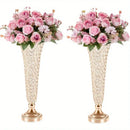 GobekUsa Crystal Vases Set for Dining Tables and Home Decor