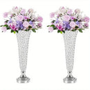 GobekUsa Crystal Vases Set for Dining Tables and Home Decor
